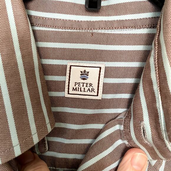 Peter Millar Crown Crafted Comfort Shirt Med Preppy Oldmoney - Picture 2 of 4